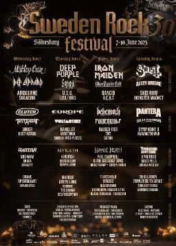 Sweden Rock Festival 7-10 Juni