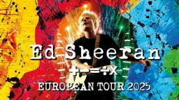 Ed Sheeran Mathematic European Tour 2025